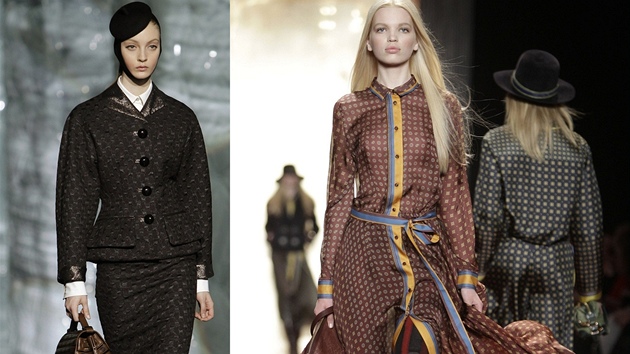 New York Fashion Week - modely z kolekce Marca Jacobse (vlevo) a Tommy Hilfigera (vpravo) New York Fashion Week - modely z kolekce Marca Jacobse (vlevo) a Tommy Hilfigera (vpravo)