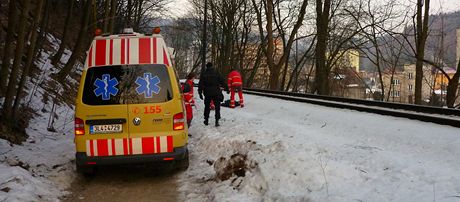 Rychlík do Pardubic srazil v elezném Brod starího mue