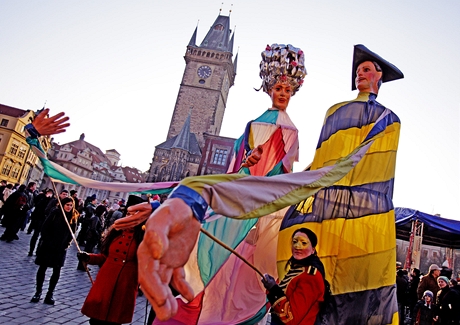 Carnevale Praha - zahjen Staromstsk nmst