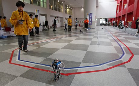 Dráha prvního robotického maratonu