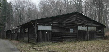 Jeden z nevyuvanch objekt v arelu bvalch muninch sklad v Mikulovicch na Jesenicku.