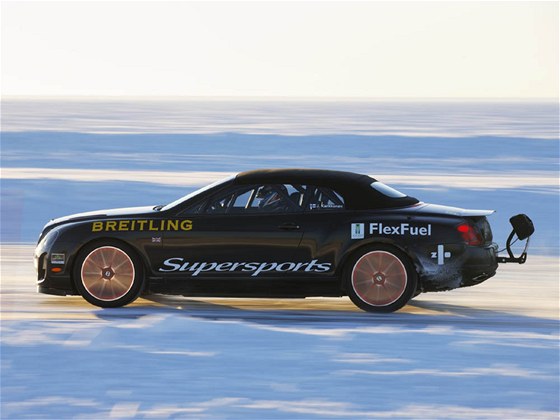 Bentley Continental Supersports pekonalo rychlostní rekord na led