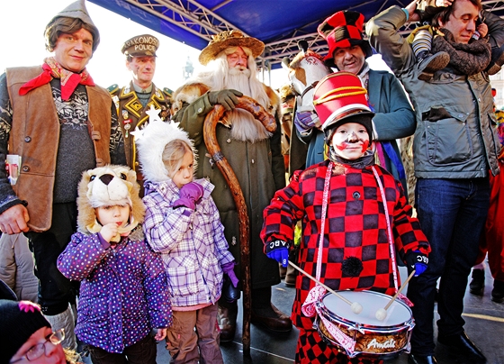 Carnevale Praha - zahájení Staromstské námstí