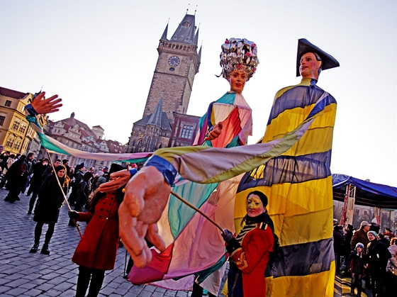 Carnevale Praha - zahjen Staromstsk nmst