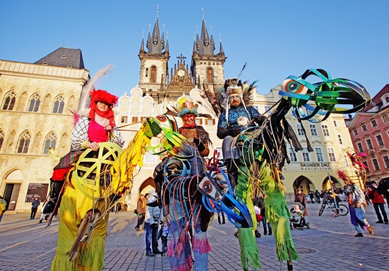 Carnevale Praha - zahjen Staromstsk nmst