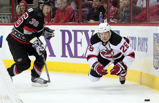 ARCIÁBEL. Patrik Eliá patí do New Jersey Devils podobn jako Lucifer do pekla.