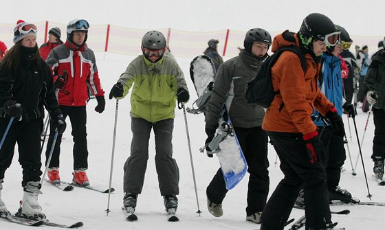 Lyam se nelíbí fotografování na skipasy (ilustraní foto).