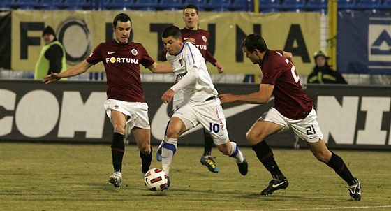 Z ligového duelu Ostrava - Sparta 0:2