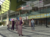 Finln nvrh obchodnho centra Arna v Plzni