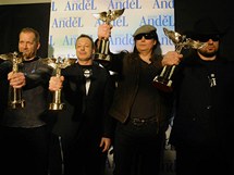 Andl 2011: Interpret dvacetilet, skupina Lucie (zleva David Koller, Michal Dvok, P.B.Ch., Robert Kodym)