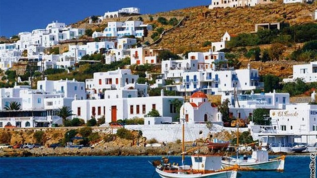 Ostrov vtrných mlýn - Mykonos