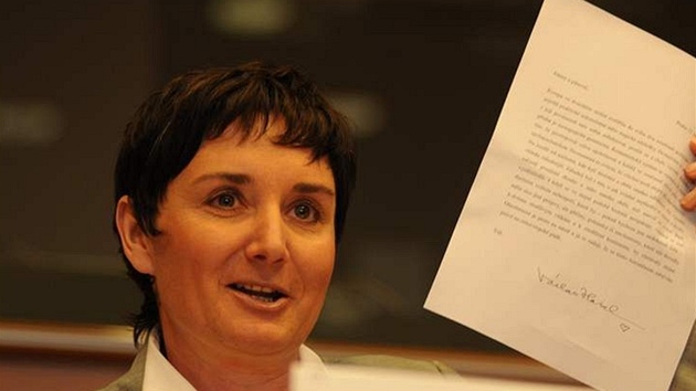 Europoslankyně Jana Hybášková Europoslankyně Jana Hybášková