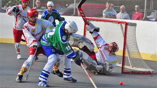 Hradec Králové - Plzeň; hokejbal Hradec Králové - Plzeň; hokejbal