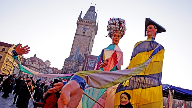 Carnevale Praha - zahájení Staromstské námstí