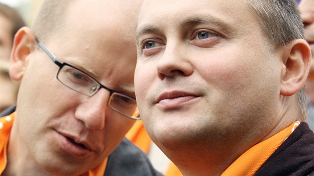 Bohuslav Sobotka a Michal Hašek Bohuslav Sobotka a Michal Hašek