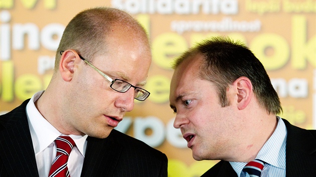 Bohuslav Sobotka a Michal Hašek Bohuslav Sobotka a Michal Hašek