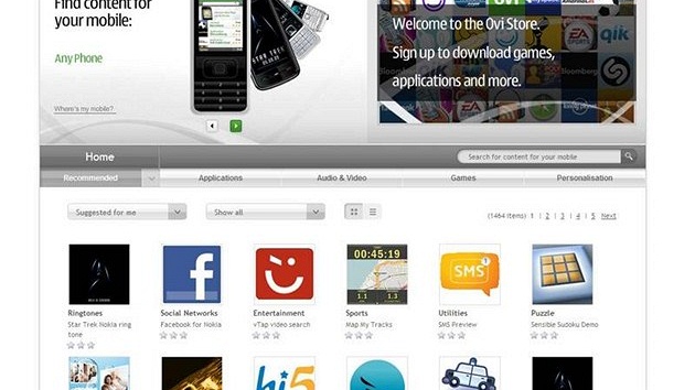 Nokia Store on OVI Nokia Store on OVI