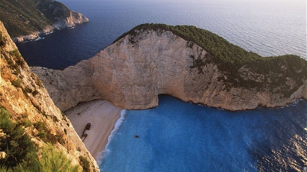 ecko, Zakynthos, plá Navagio