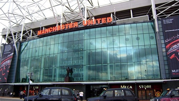 Velká Británie, Manchester. Old Trafford - stadion klubu Manchester United