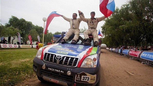 ei v cíli slavné rallye Dakar, Jií Janeek a Viktor Chytka