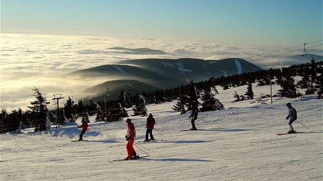 Rokytnice nad Jizerou, ervená sjezdovka