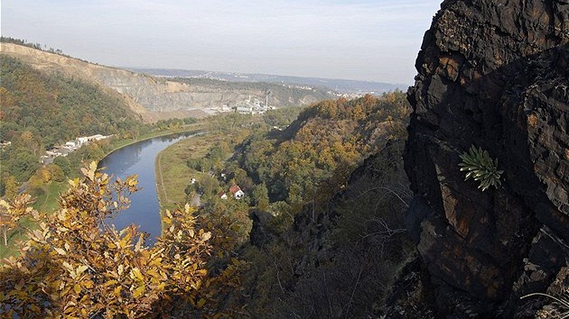 Pohled ze Zvolské homole k severu 