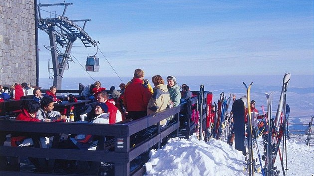 Vysoké Tatry, stanice lanovky Skalnaté pleso Vysoké Tatry, stanice lanovky Skalnaté pleso