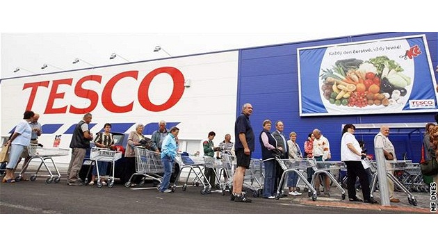 Zastupitelé v Havlíkov Brod se dohodli, e v únoru projednají plánovací a kupní smlouvu na pozemek pro stavbu obchodního domu Tesco. Ilustraní foto