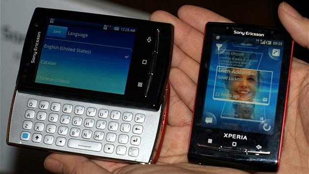 Sony Ericsson Xperia X10 mini a mini pro
