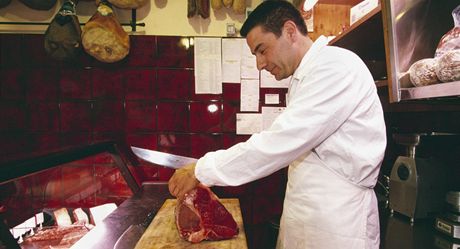 Kucha porcuje hovzí na florentinský steak