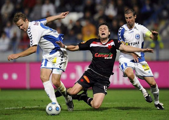 Naposled Slavia hrála ligu v Liberci v záí 2009 a remizovala 1:1