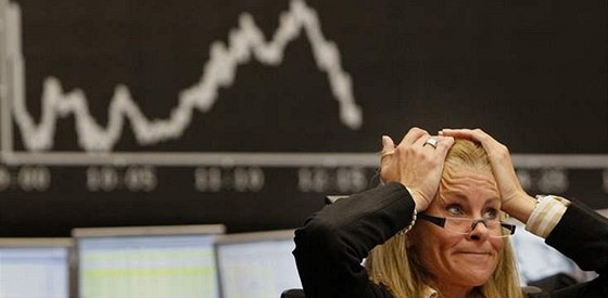 Americké akciové trhy letly v pondlí strm dol. Ilustraní foto