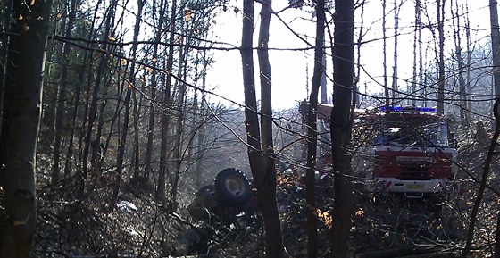 Smrtelná nehoda traktoru na Svitavsku