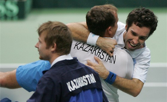 V utkání s eskými tenisty se Kazai radovali. Do Argentiny pijeli v jiné sestav a neuspli.