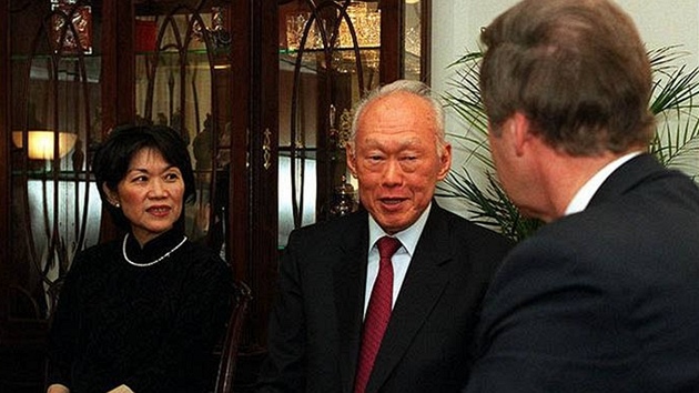 Li Kuang-jao a americký ministr obrany William S. Cohen
