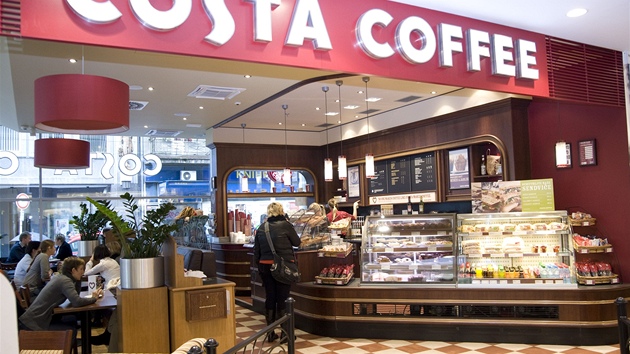 Kavárna Costa Coffee na Národní třídě v Praze. Kavárna Costa Coffee na Národní třídě v Praze.