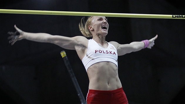 Mezi tykakami kralovala Anna Rogowská z Polska. eka Jiina Ptáníková si doskákala pro tvrté místo.