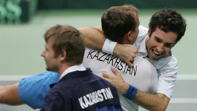 SENZACE. Kazašští tenisté postoupili do čtvrtfinále Davis Cupu. SENZACE. Kazašští tenisté postoupili do čtvrtfinále Davis Cupu.