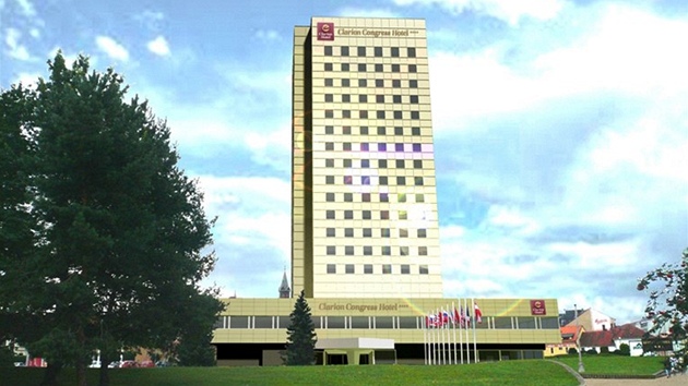 Vizualizace hotelu Clarion Congres Hotel eské Budjovice.  