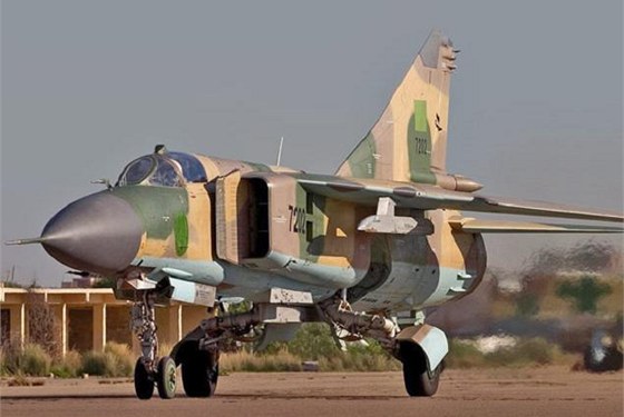 MiG-23ML libyjského letectva, v kódovém oznaení NATO Flogger