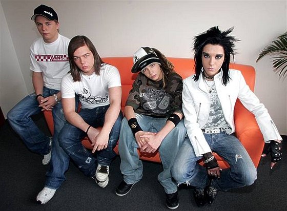 Kapela Tokio Hotel v Praze