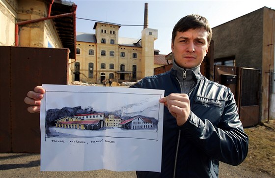 Ruský podnikatel Sergej ernikin chce obnovit pivovar v Kynperku.