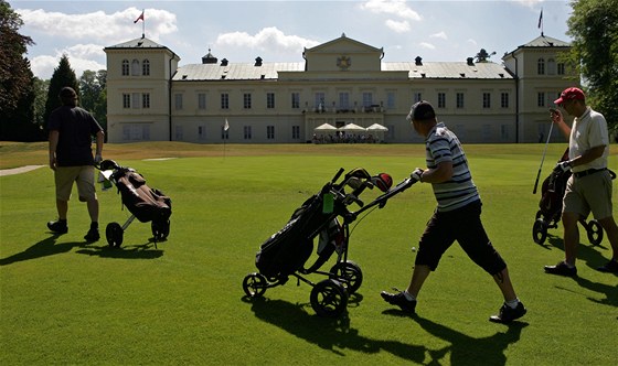 Golfisté u mohou vyuívat zkolaudované hit u zámku Kynvart.