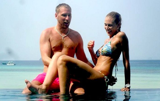 Kateina Prová s partnerem Davidem v Thajsku 
