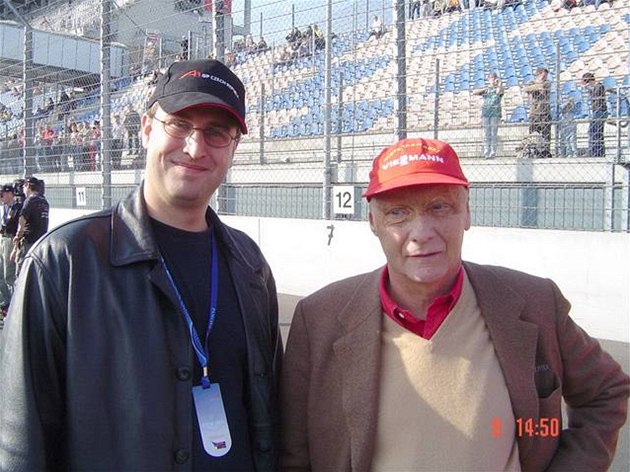 Niki Lauda (vpravo)