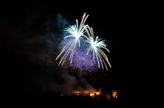 Festival ohostroj Ignis Brunensis 2008 zakonilo ohostrojové grandfinále nad hradem pilberk