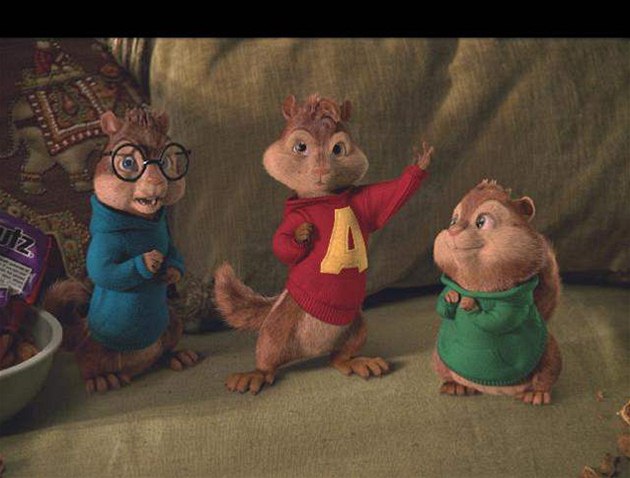 Z filmu Alvin a Chipmunkové