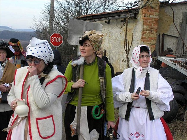 Masopustní prvod ve Svinaích.