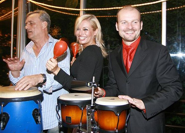 Richard Tesaík, Lucie Borhyová a Dalibor Gondík