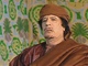 Libyjsk dikttor Muammar Kaddf pi rozhovoru s portugalskou televiz (17. bezna 2011)
